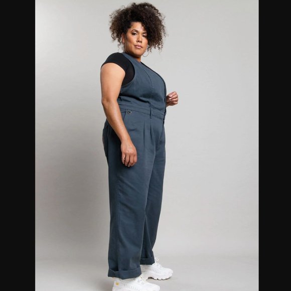 SÜK Workwear Open Front Overalls - Picture 2 of 5